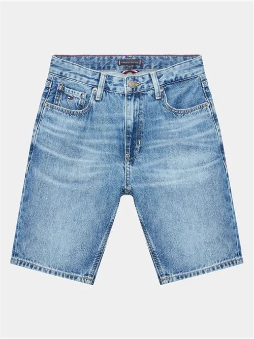 SKATER SHORT DENIM BLEACH TOMMY HILFIGER | KB0KB08132T/1A6